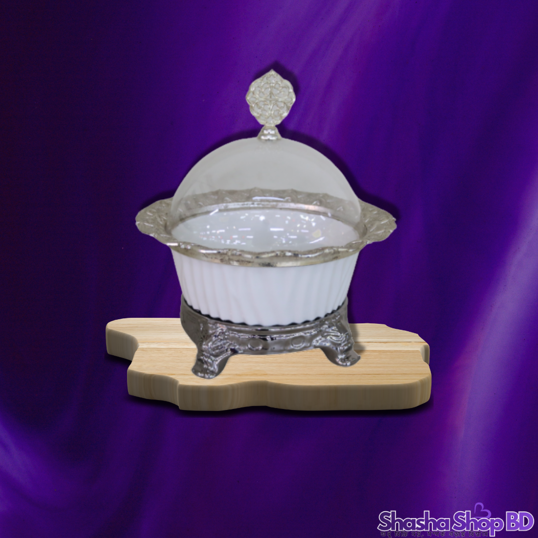 Royal 10 inch Bowl With Cover (Model: EV-1703) (Luxury Dining Redefined – আপনার মেহমানদারিতে নিয়ে আসুন রাজকীয় আভিজাত্য!)