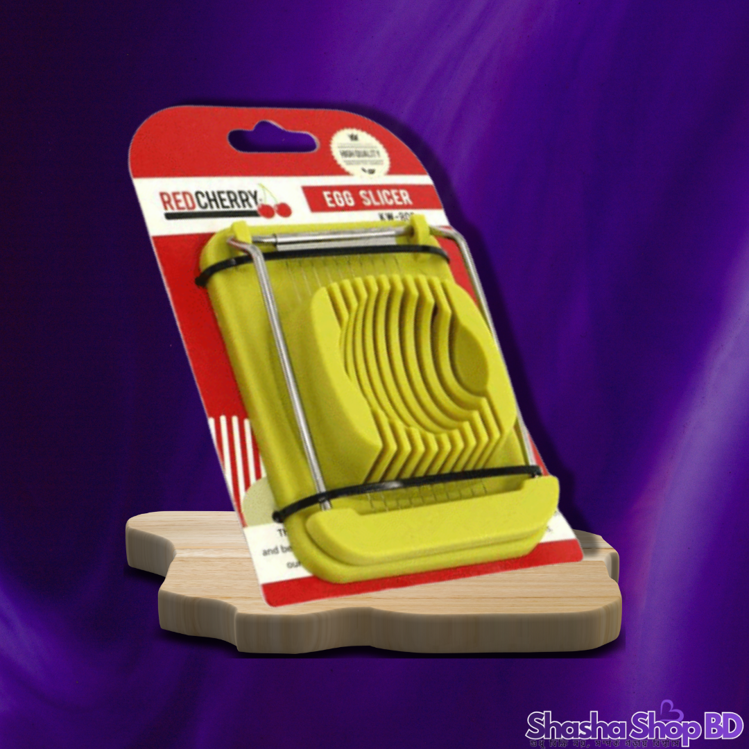 🥚 Red Cherry Egg Slicer - KW-802 (Perfect Slices in Seconds – আপনার সালাদ ও ডিশ সাজানোকে করুন আরও সহজ ও সুন্দর!)