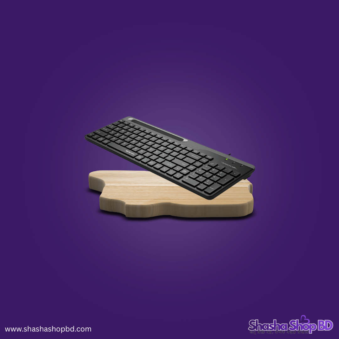 A4Tech FK25 ComfortFit 2-Section Compact Keyboard - টাইপিংয়ে পান আরাম এবং আভিজাত্য
