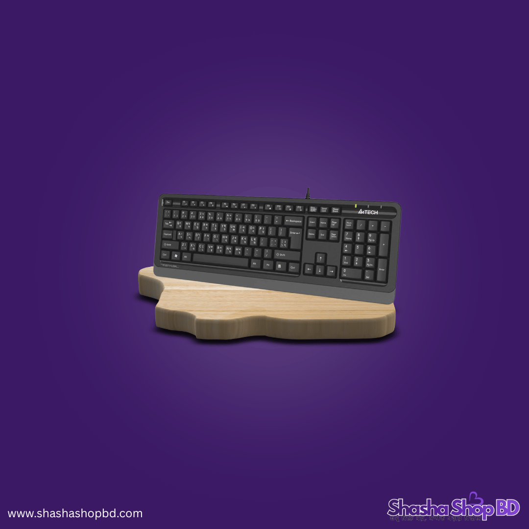 A4Tech FK10 ComfortFit Multimedia Keyboard - স্টাইলিশ ডিজাইন ও দীর্ঘস্থায়ী পারফরম্যান্স