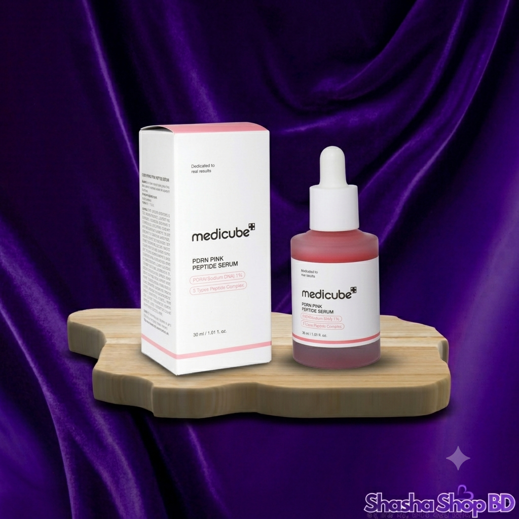 Medicube PDRN Pink Peptide Serum – 30ml (Skin Elasticity & Advanced Glass-Skin Radiance)