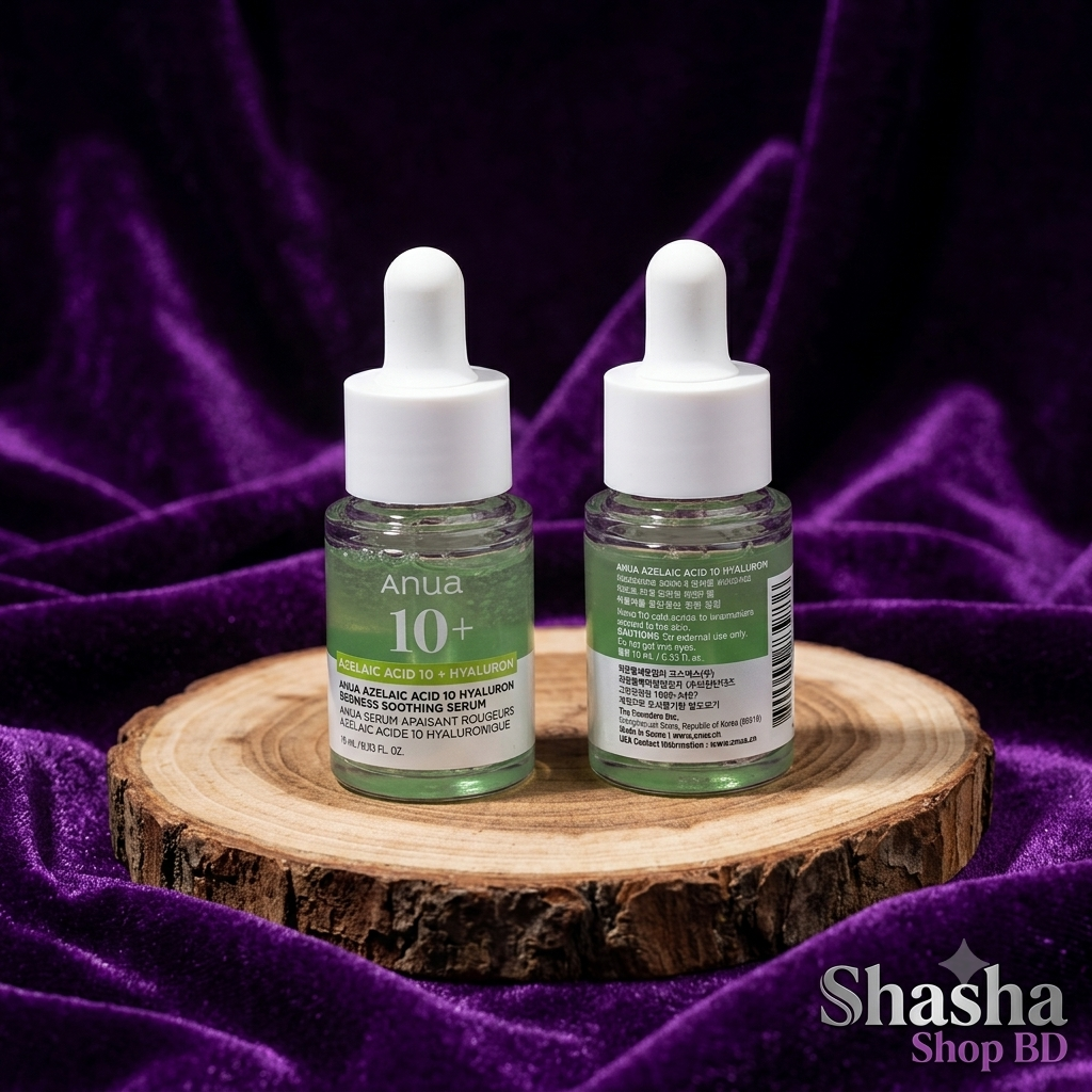 Anua Azelaic Acid 10% + Hyaluron Redness Soothing Serum – 10ml (Mini Size Acne & Redness Care)