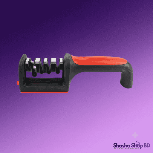 3-Segment Knife Sharpener – Handheld 3-in-1 Kitchen Tool | Shasha Shop BD