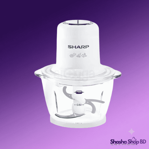 Sharp EM-CP31-W3 350W Double Blade Food Chopper with Glass Bowl - Shasha Shop BD