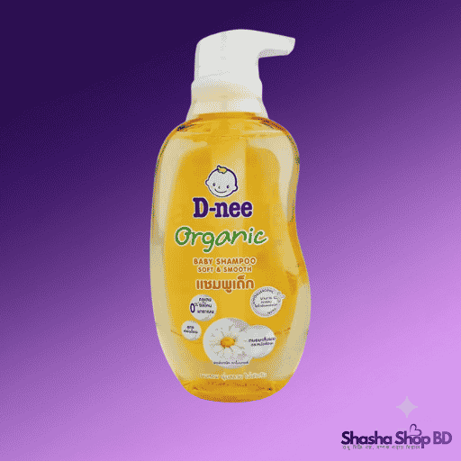 D-nee Organic Baby Shampoo Soft & Smooth 400ml - Chamomile Extract - Shasha Shop BD