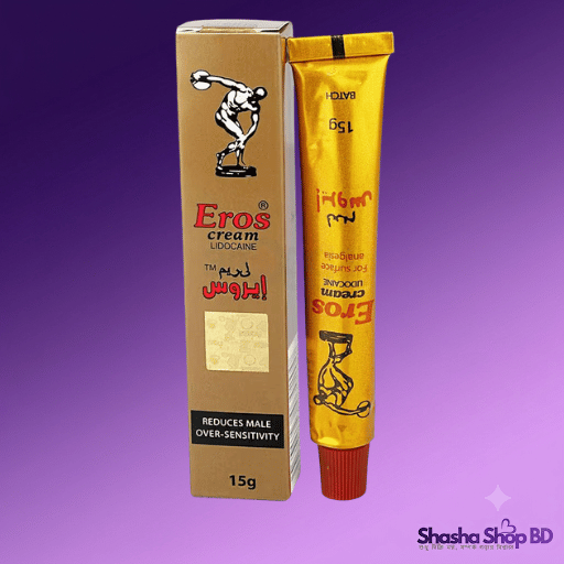 Eros Cream Lidocaine 15g - Surface Analgesia, Reduces Male Over-Sensitivity - Shasha Shop BD