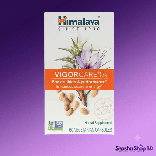 Himalaya VigorCare for Men 60 Capsules - Male Libido Herbal Supplement | Shasha Shop BD