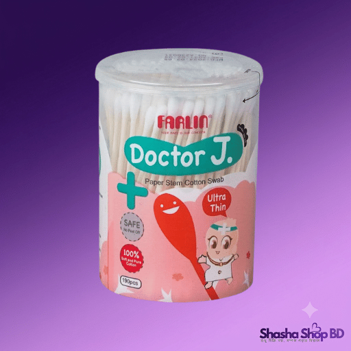 Farlin Doctor J Paper Stem Cotton Swabs 190pcs (BCB-006) | Shasha Shop BD