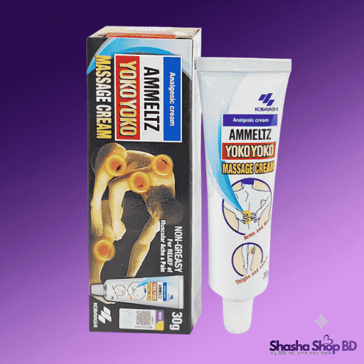 Ammeltz Yoko Yoko Massage Cream 30g - Non-Greasy Pain Relief | Shasha Shop BD