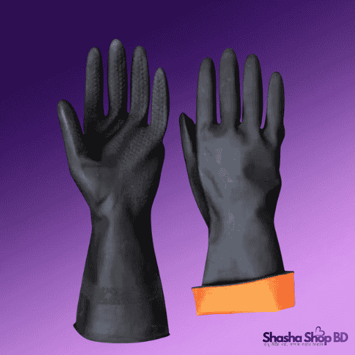 Rubber Hand Gloves - Heavy Duty Protective Gloves | Shasha Shop BD