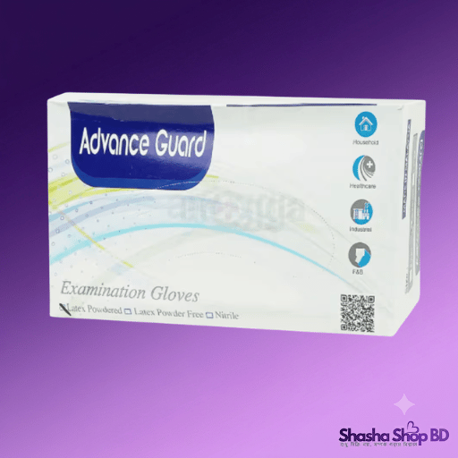 Advance Guard Examination Gloves Size-S - Latex Powdered | Shasha Shop BD