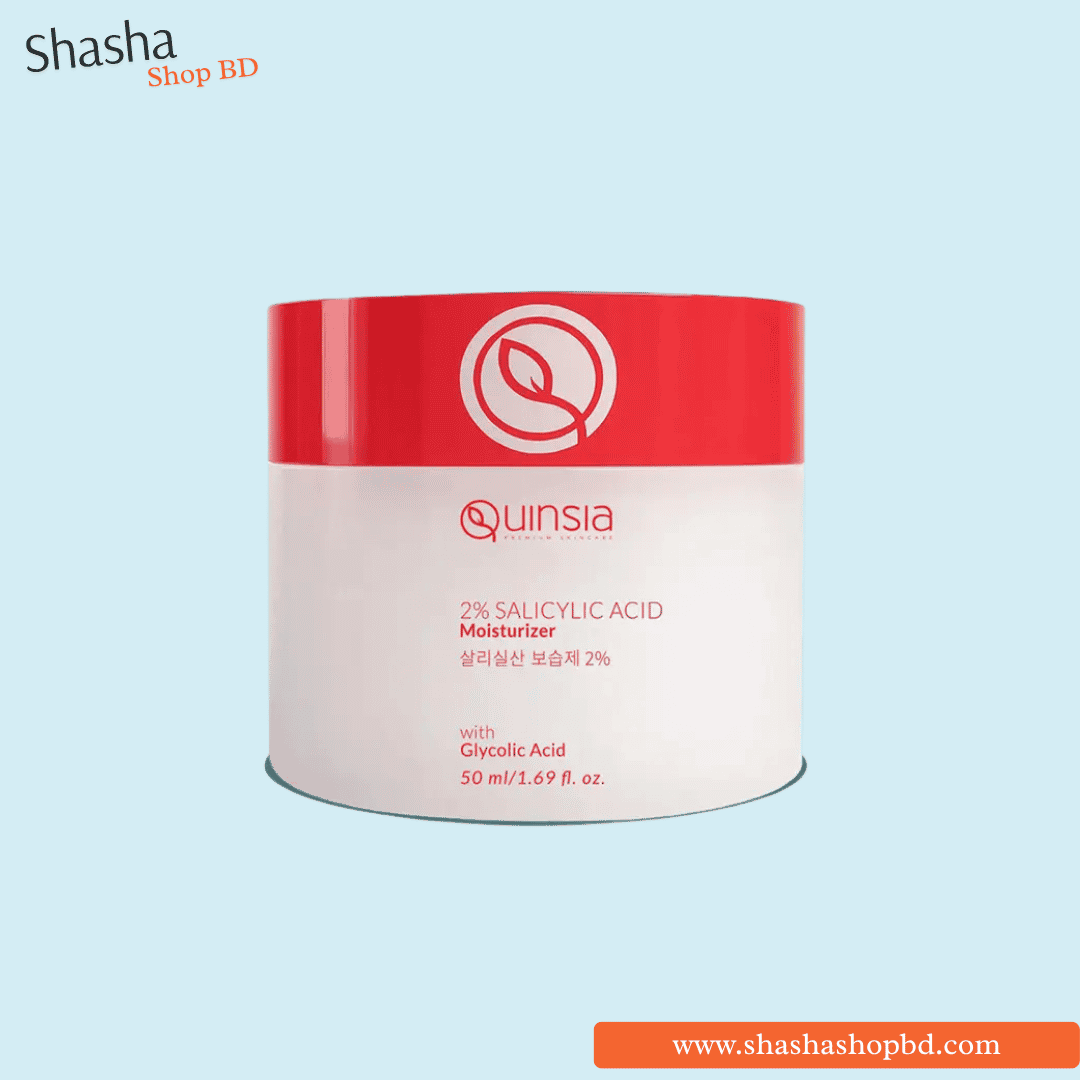 Quinsia 2% Salicylic Acid Moisturizer 50ml | Shasha Shop BD