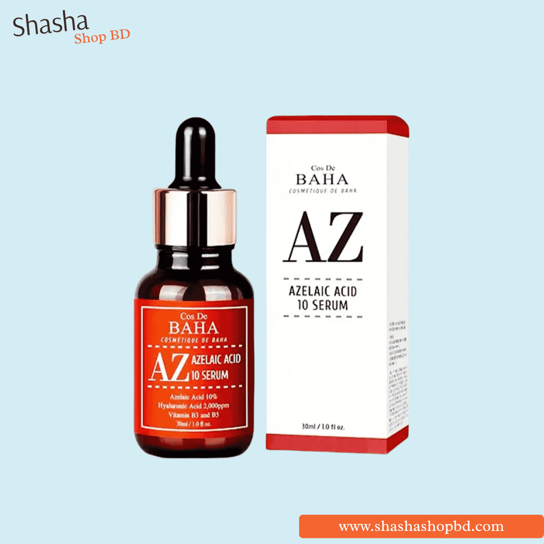 Cos De Baha AZ Azelaic Acid 10% Serum 30ml | Shasha Shop BD