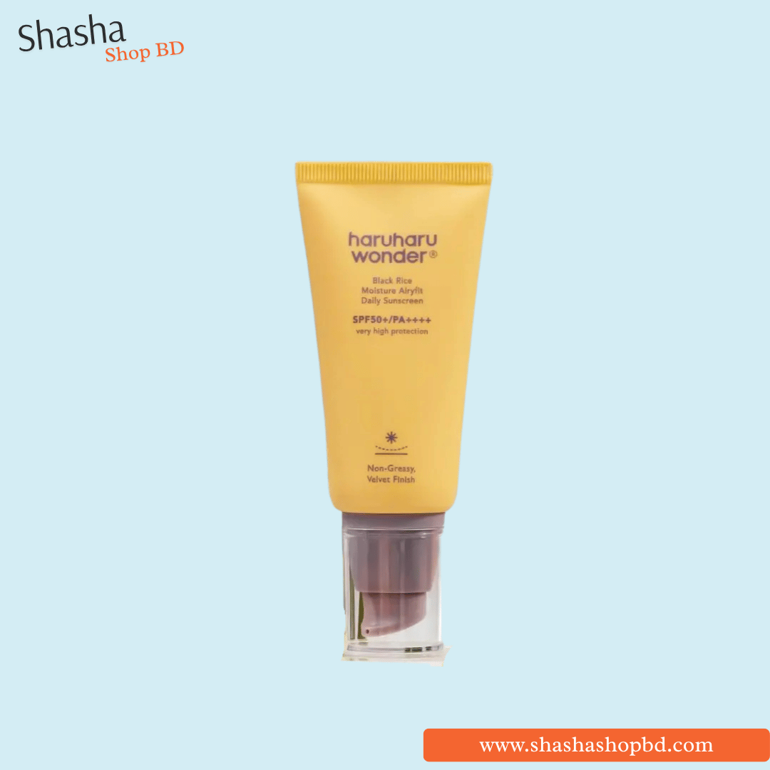 Haruharu Wonder Black Rice Moisture Airyfit Daily Sunscreen SPF50+/PA++++ - 50ml