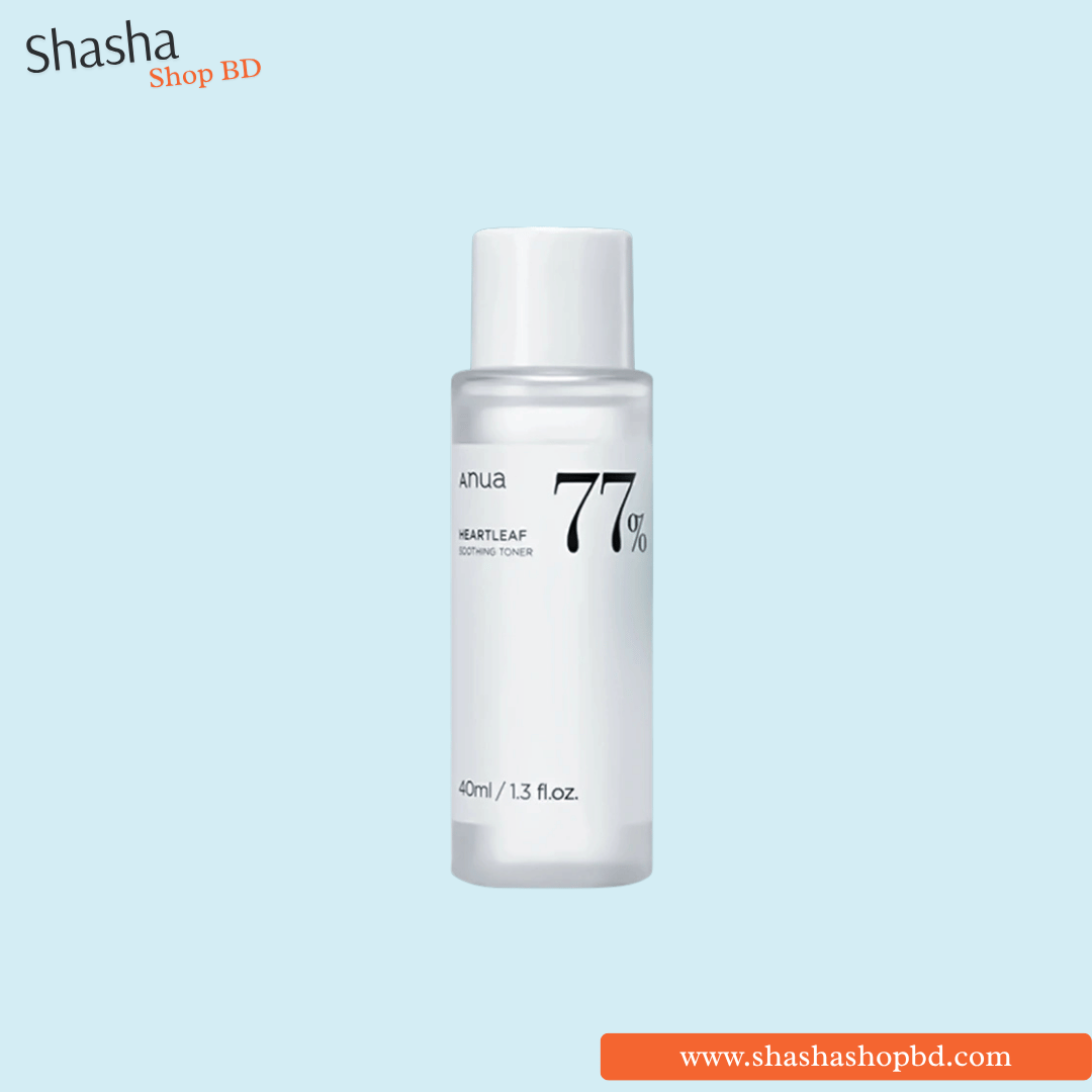 Anua Heartleaf 77% Soothing Toner 40ml | Shasha Shop BD