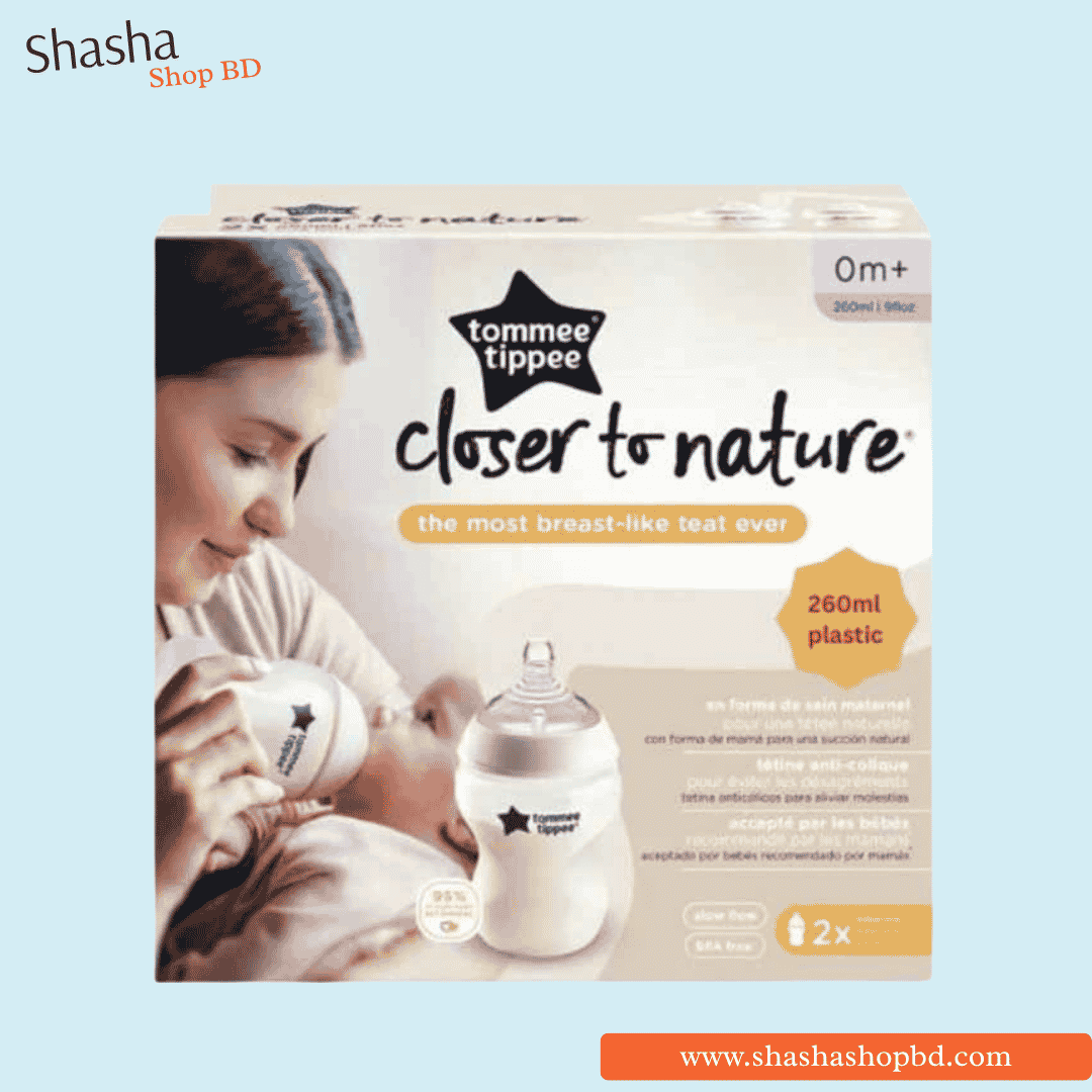 Tommee Tippee Closer to Nature Baby Feeder 260ml (0m+) | Shasha Shop BD