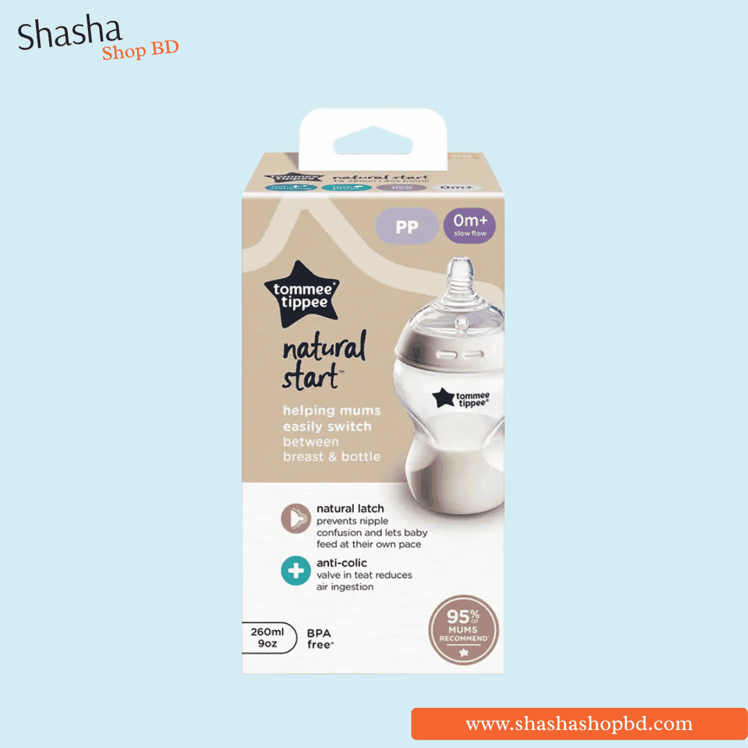 Tommee Tippee Natural Start (0m+) Baby Feeder - 260ml | Shasha Shop BD
