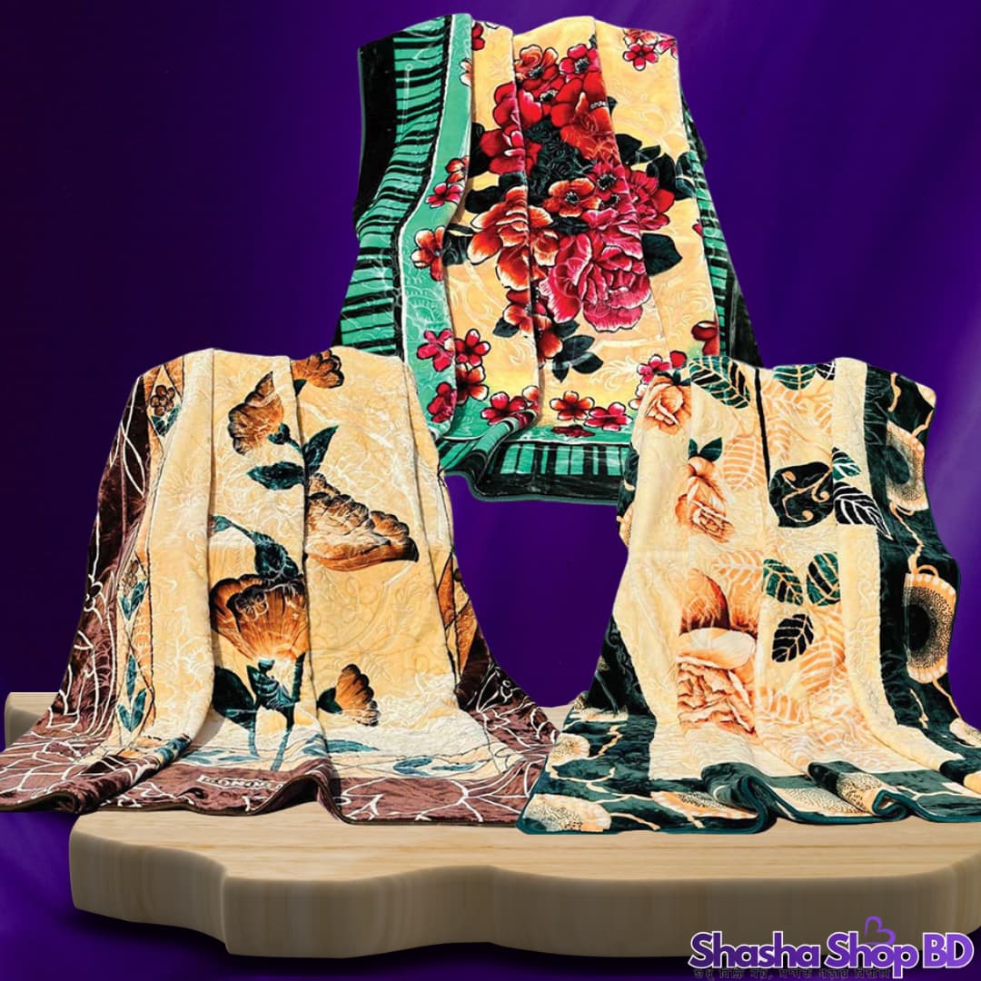 ✨ Double-Layered Korean Blanket | Shasha Shop BD