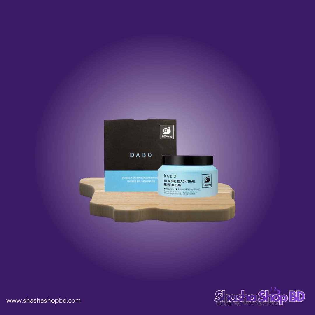 Dabo All In One Black Snail Repair Cream 100g | 100% Original Korean Skincare | Shasha Shop BD