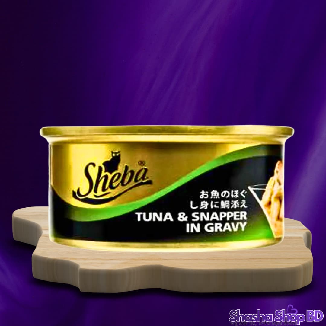 Sheba Tuna & Snapper in Gravy, 85g | Shasha Shop BD