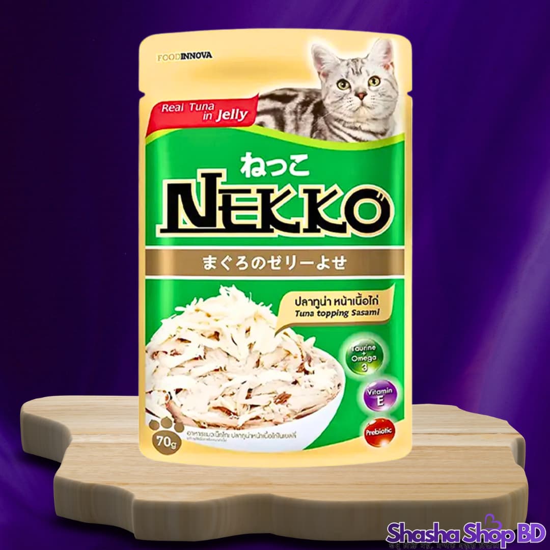 Nekko Tuna Topping Shirasu in Jelly 70g | Shasha Shop BD