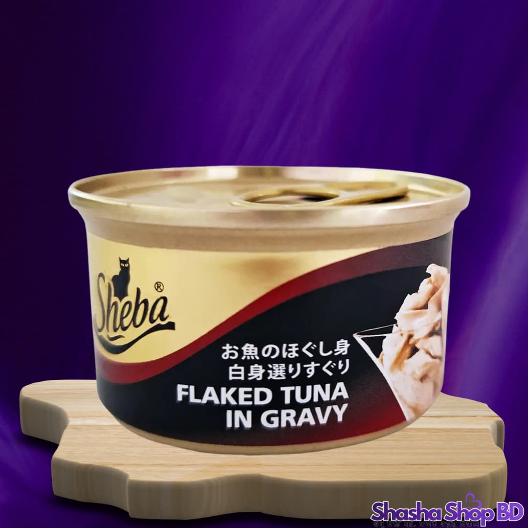 Sheba Flaked Tuna In Gravy 85g | Shasha Shop BD