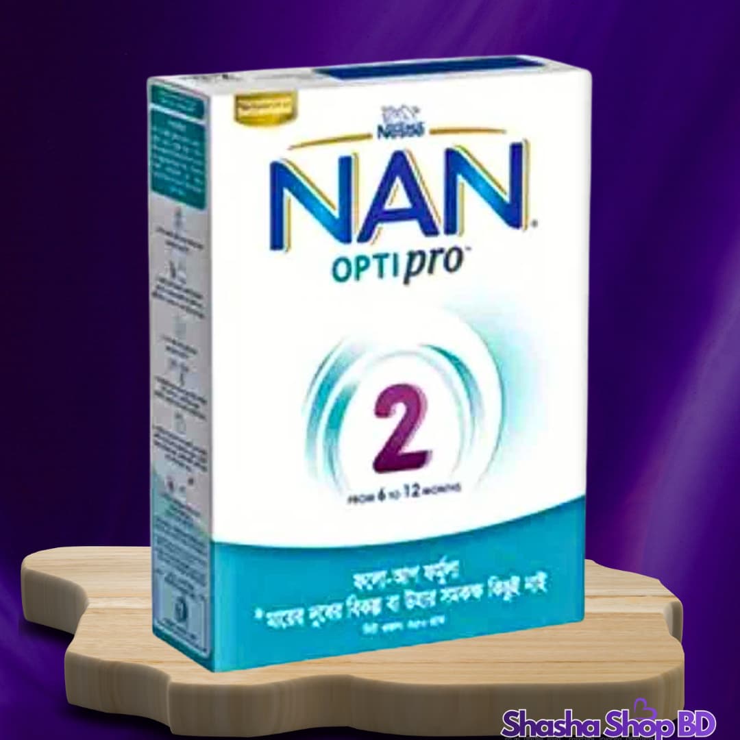 🍼 Nestle NAN 2 Optipro Follow-up Formula (6 to 12 Months) – 350g | Shasha Shop BD