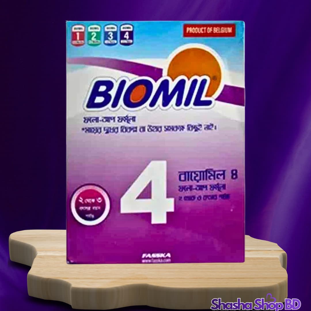 🍼 Biomil 4 Follow-Up Formula Milk Powder (2 to 3 Years) – 350g | Shasha Shop BD