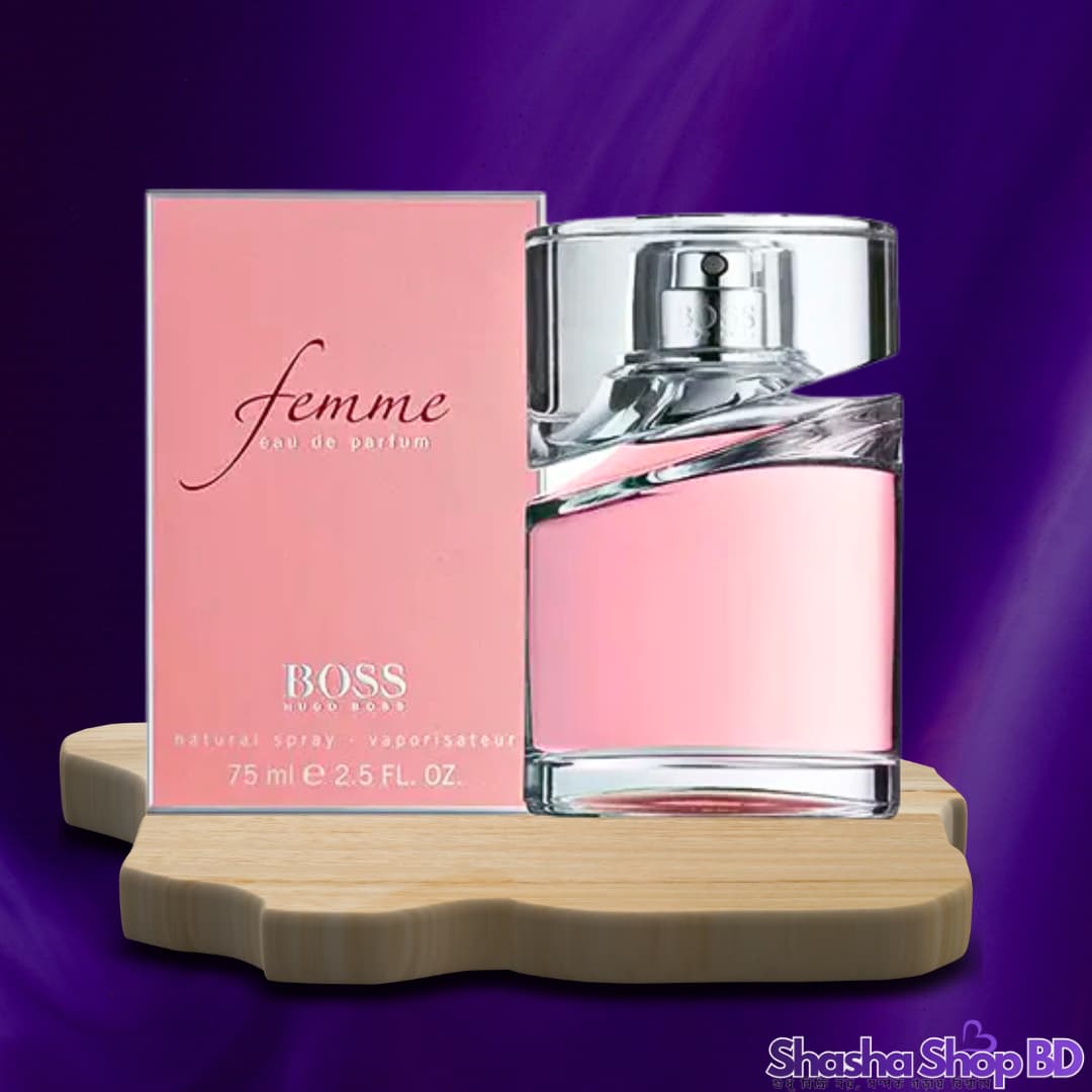 💖 Hugo Boss Femme Eau De Parfum Natural Spray – 75ml | Shasha Shop BD