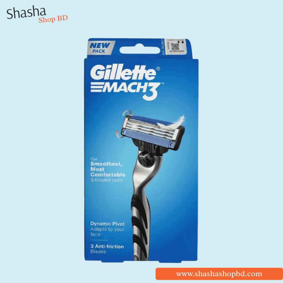 Gillette Mach 3 Razor | Shasha Shop BD
