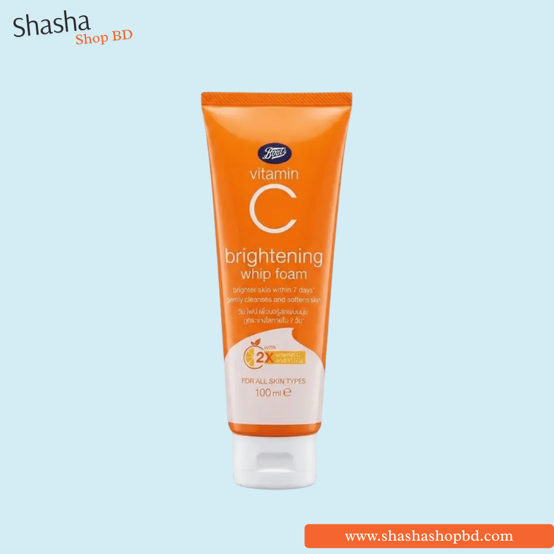 Boots Vitamin C Brightening Whip Foam 100ml | Shasha Shop BD