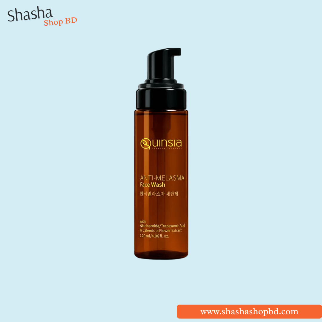 Quinsia Anti-Melasma Niacinamide Face Wash - 120ml | Shasha Shop BD