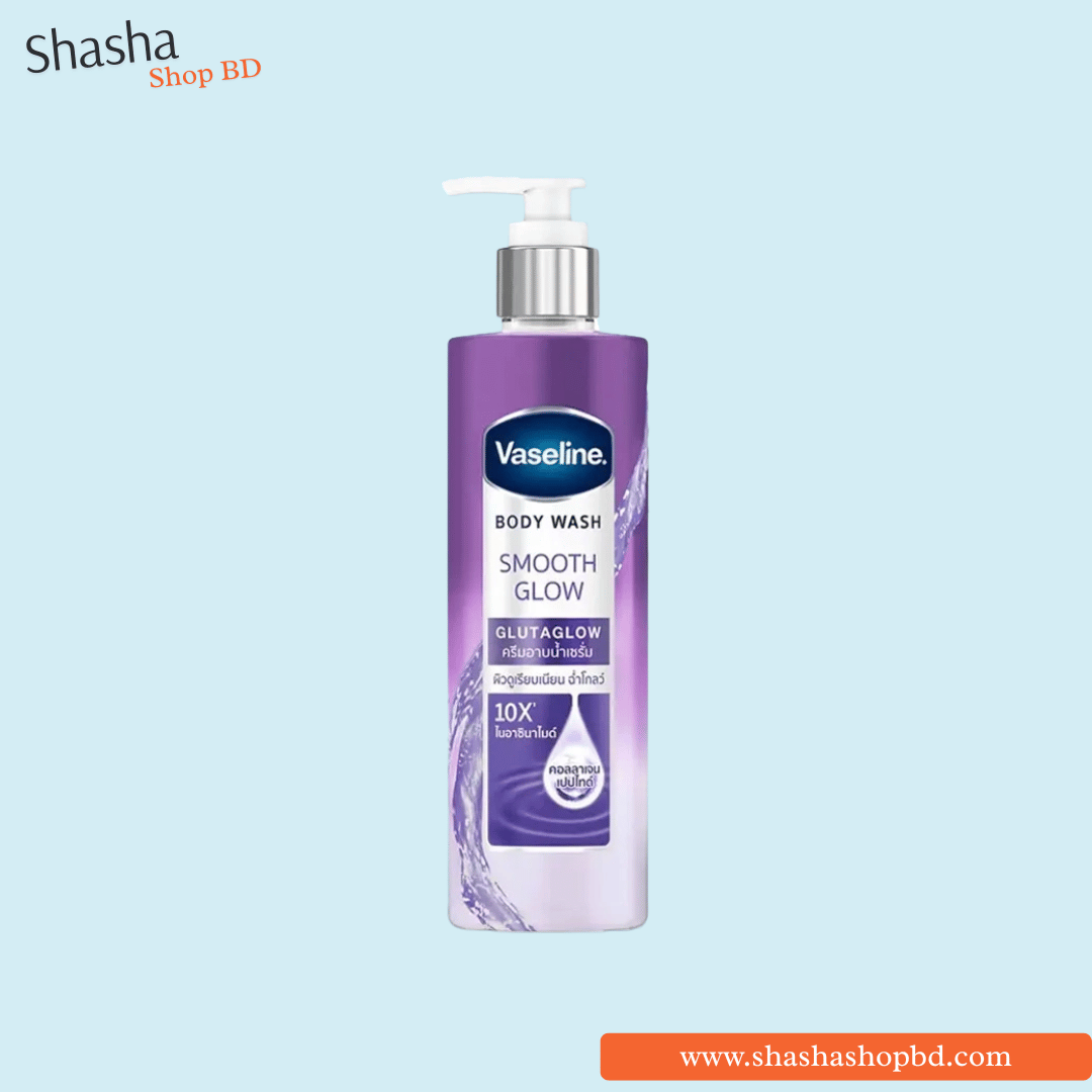 Vaseline Smooth Glow Body Wash 425ml | Shasha Shop BD