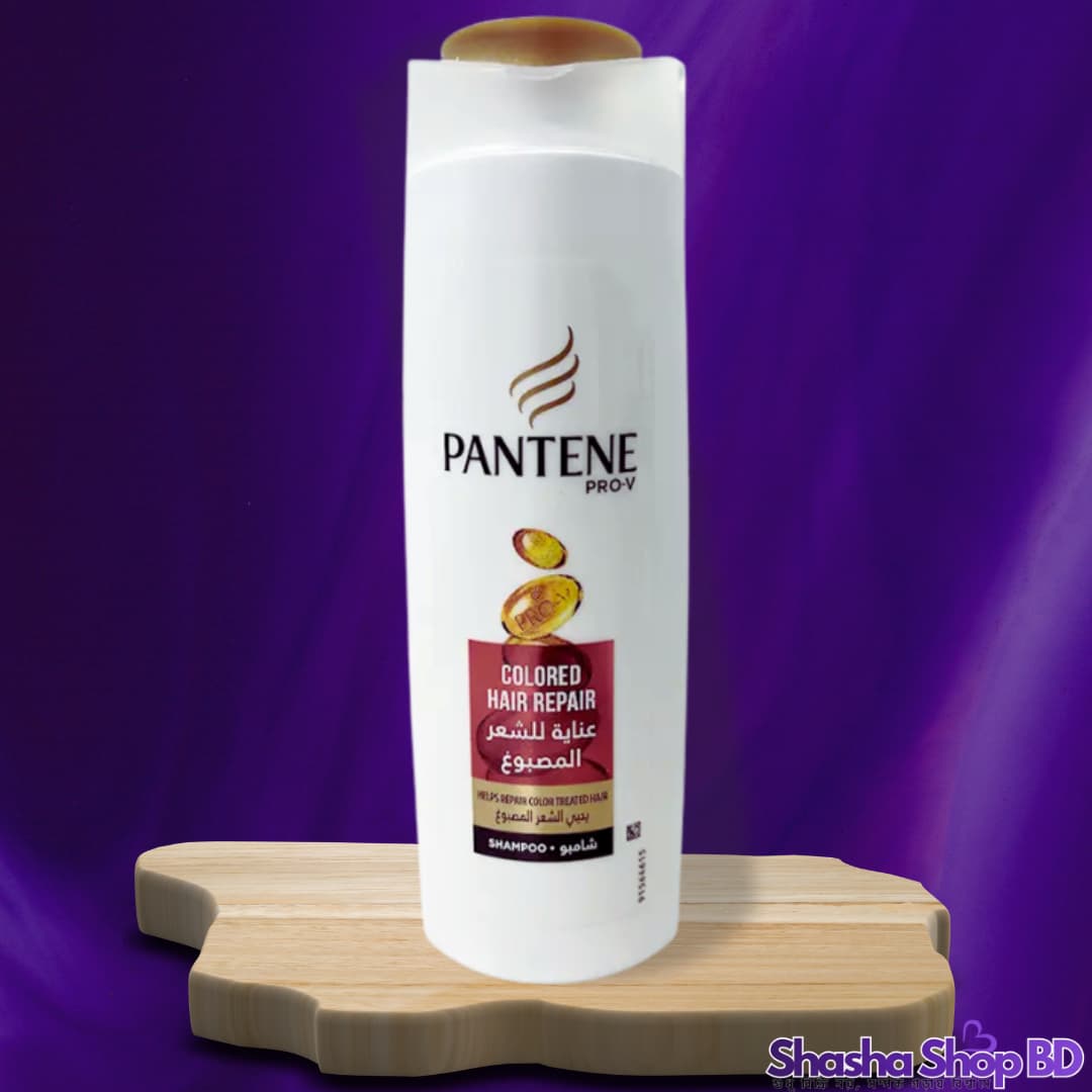 Pantene Pro-V Colored Hair Repair Shampoo – 400ml (Vibrant Color & Deep Repair – কালার করা চুলের বিশেষ সুরক্ষা এবং উজ্জ্বলতা!)