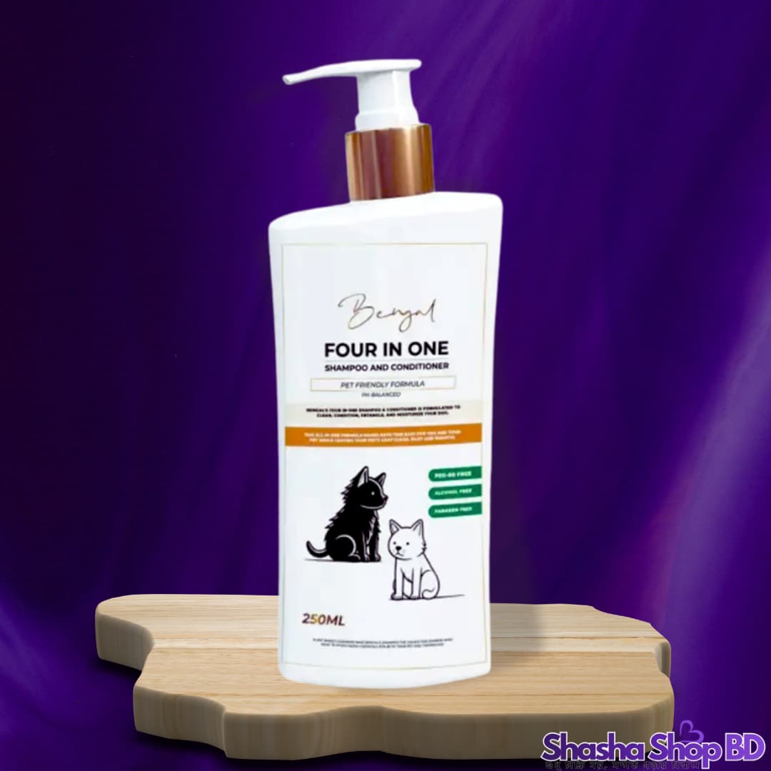 Bengal 4 in 1 Pet Shampoo and Conditioner 250ml | দাম – Shasha Shop BD