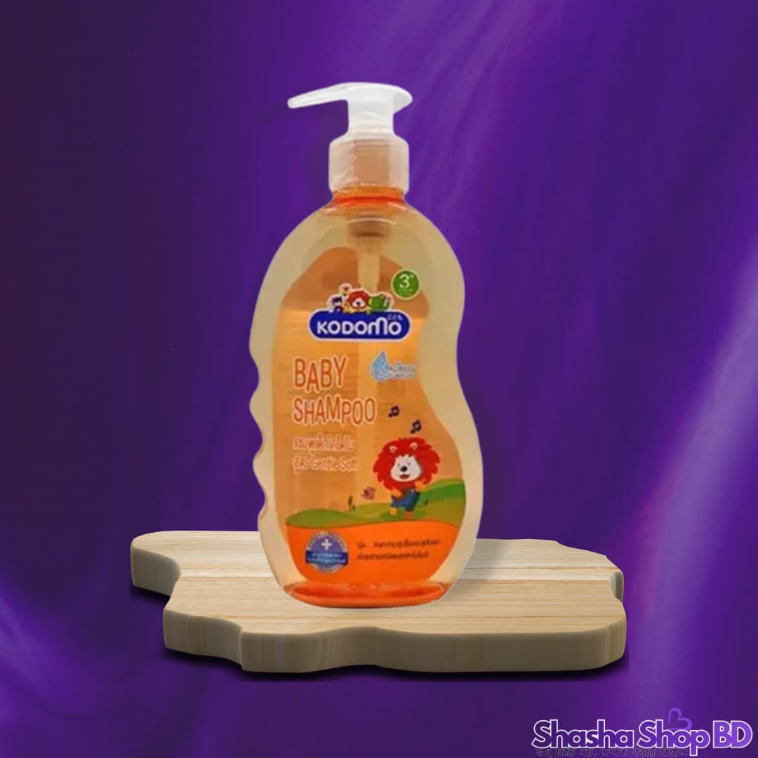 Kodomo Baby Shampoo Gentle Soft 3+ – 400ml (Selective Ingredient & Gentle Soft – ৩ বছরের বেশি বয়সী শিশুদের চুলের বিশেষ যত্নে!)