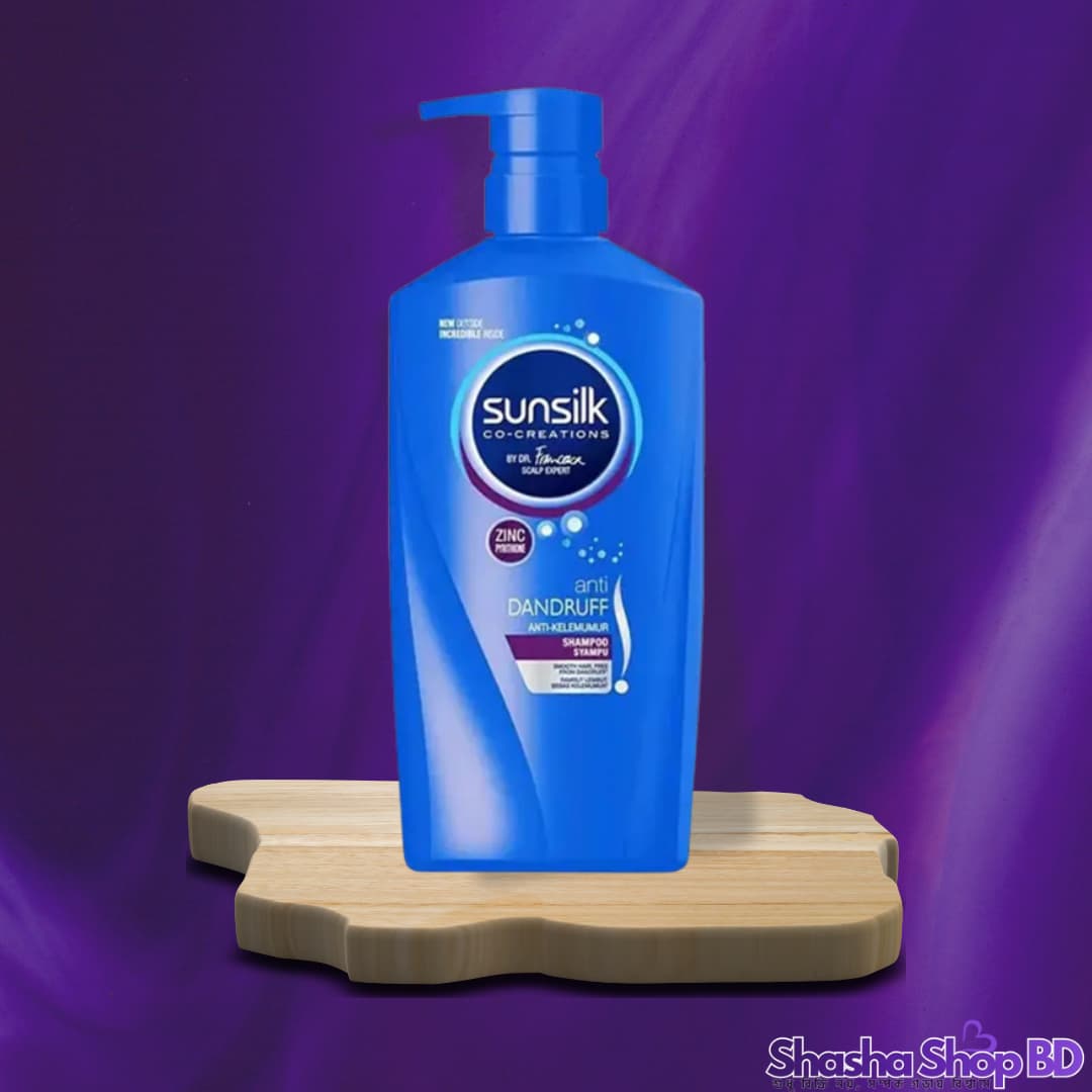 Sunsilk Anti-Dandruff Shampoo – 625ml (With Zinc Pyrithione – খুশকি মুক্ত স্ক্যাল্প এবং ঝরঝরে সুন্দর চুলের গ্যারান্টি!)