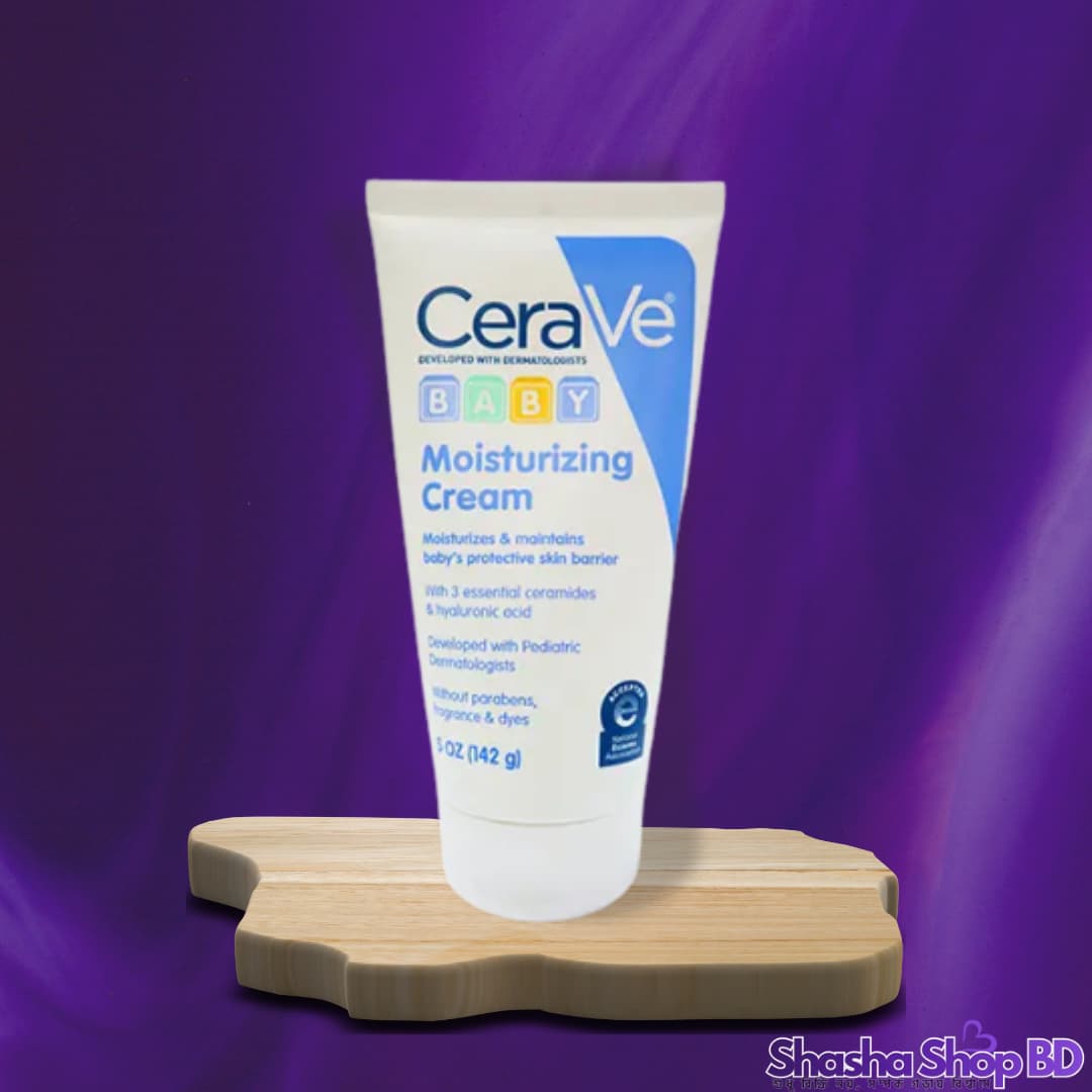 CeraVe Baby Moisturizing Cream – 142g (Developed with Pediatric Dermatologists – শিশুর ত্বকের সুরক্ষা প্রাচীর গঠনে বিশেষজ্ঞের সমাধান!)