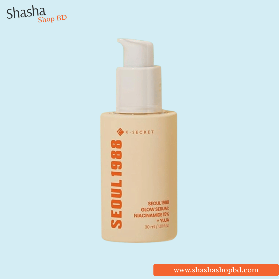 K-Secret Seoul 1988 Glow Serum Niacinamide 15% 30ml | কে-সিক্রেট সিউল গ্লো সিরাম | Shasha Shop BD