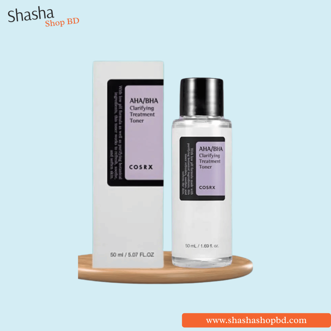 COSRX AHA/BHA Clarifying Treatment Toner 50ml | কসরেক্স ক্লারিফাইং টোনার | Shasha Shop BD