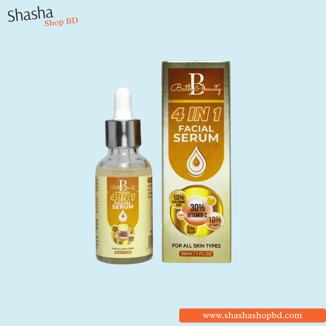 Bath & Beauty 4in1 Facial Serum 30ml | Shasha Shop BD
