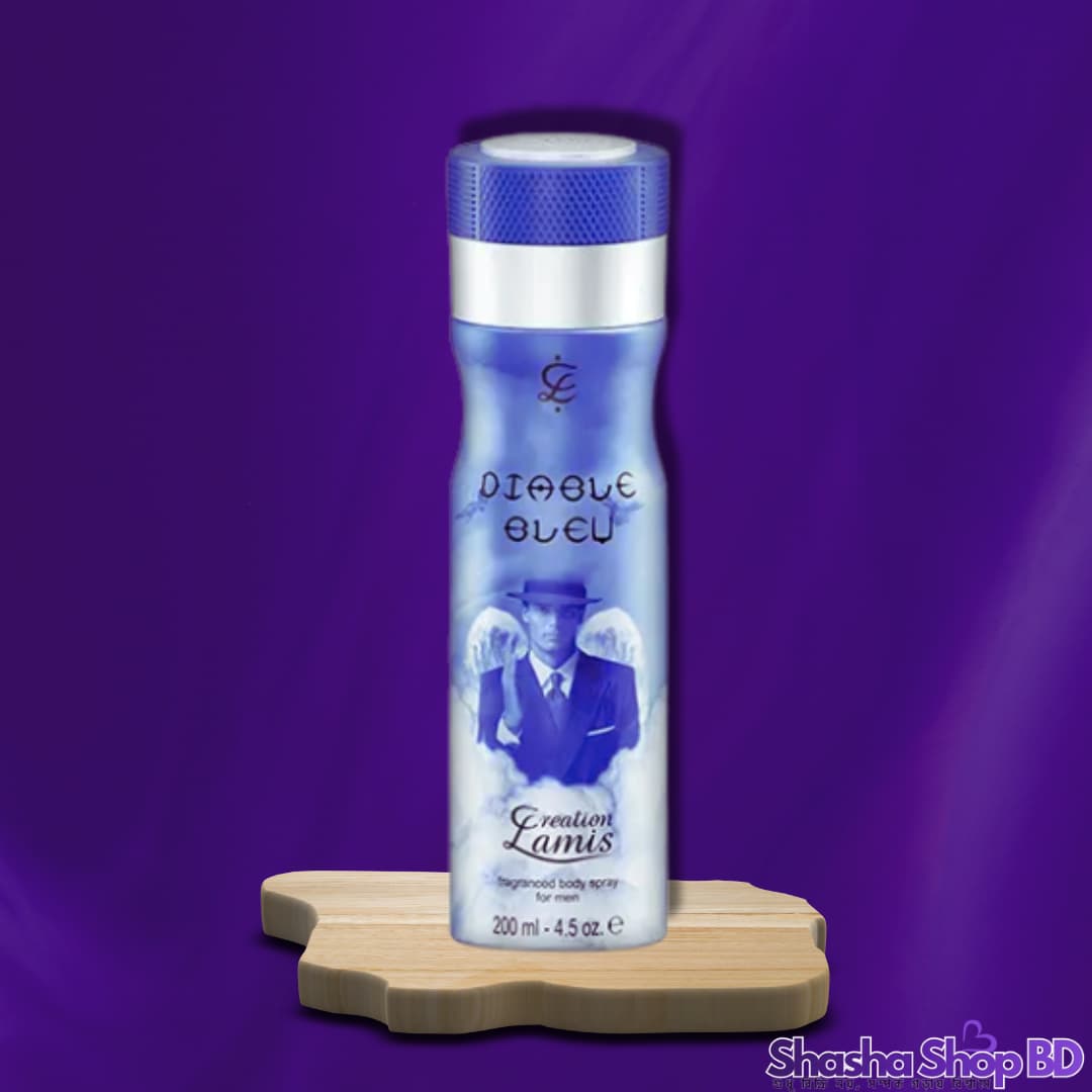 Creation Lamis Diable Bleu Body Spray – 200ml (Elegant, Fresh & Mysterious – আভিজাত্য আর সতেজতার এক অনন্য সংমিশ্রণ!)