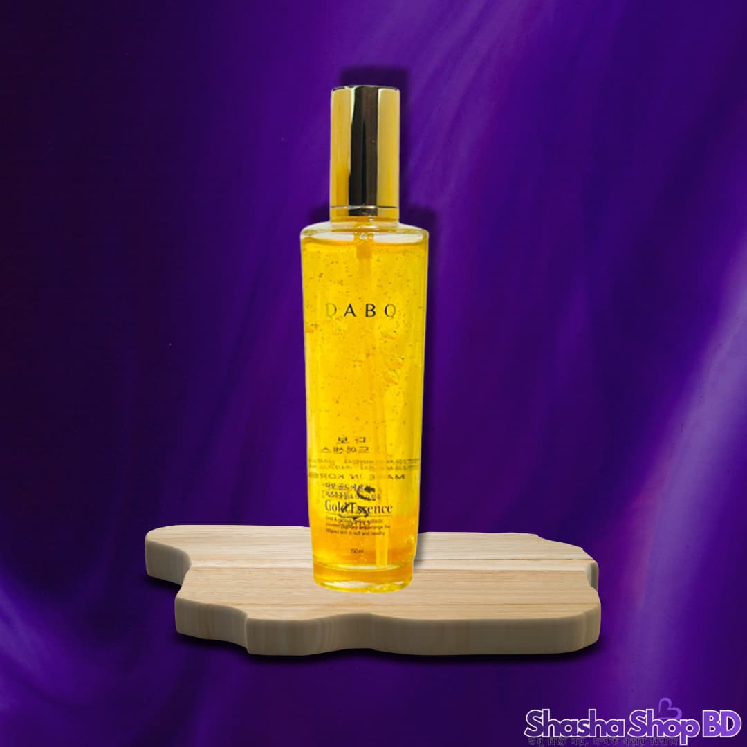 Dabo Speed Whitening Dual 24k Gold Essence (150ml) (Pure 24k Gold Flakes, Anti-Aging & Luxury Whitening – রাজকীয় উজ্জ্বলতা এবং তারুণ্য ধরে রাখার সিক্রেট!)