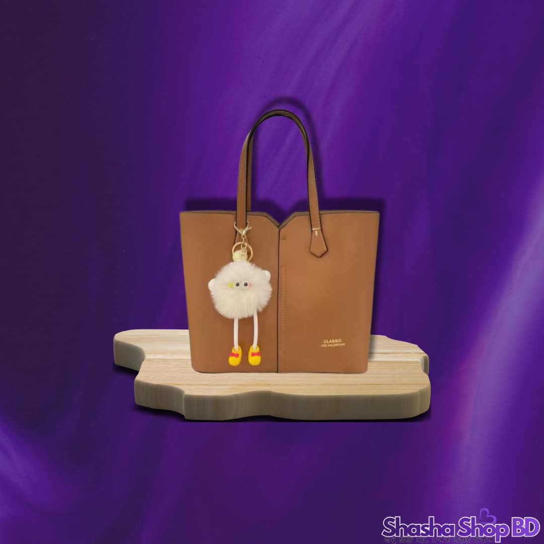 এলিগেন্ট বড় সাইজ লেডিস টোট হ্যান্ডব্যাগ - Premium Large Size Tote Handbag for Women