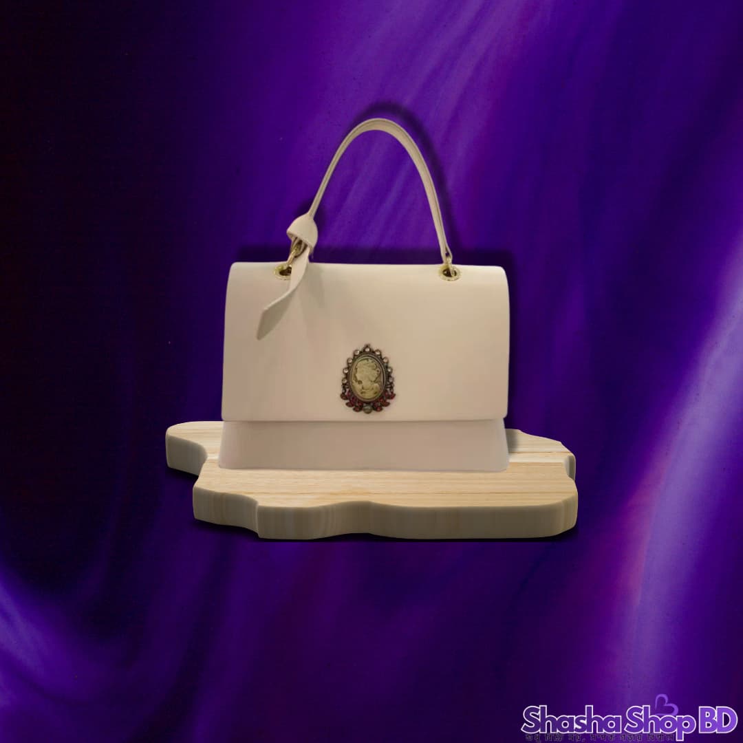 👜 Premium Vintage Cameo Classic Handbag (Elegant Craftsmanship, Perfect Size – আভিজাত্য এবং স্টাইলের এক অপূর্ব সমন্বয়!)