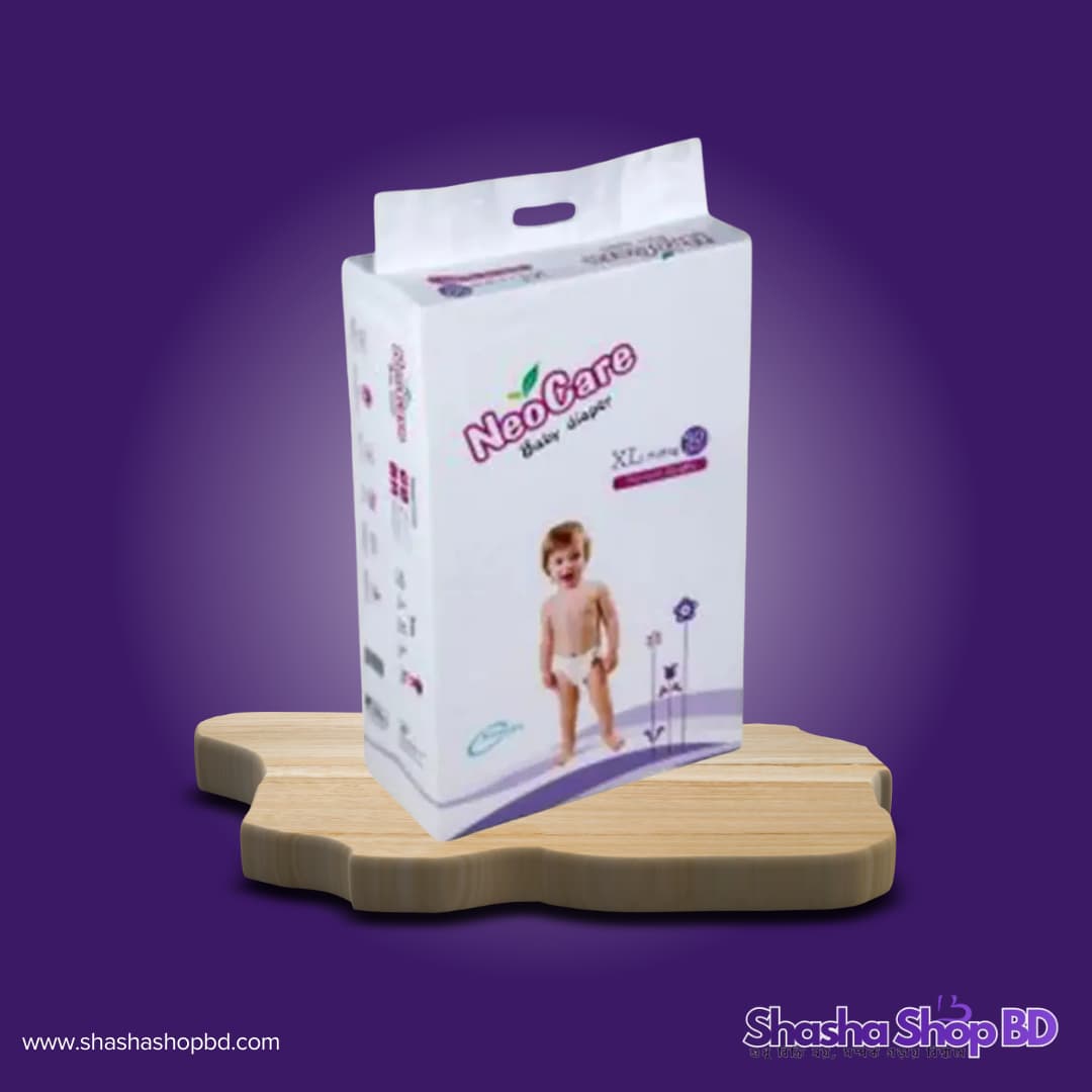 NeoCare Premium Belt Baby Diaper (XL - 50 Pcs) (Extra Value Pack | Superior Absorption | ১১-২৫ কেজি ওজনের সোনামণিদের জন্য)