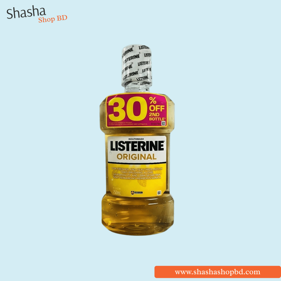 Listerine Original Antiseptic Mouthwash 750ml | Shasha Shop BD