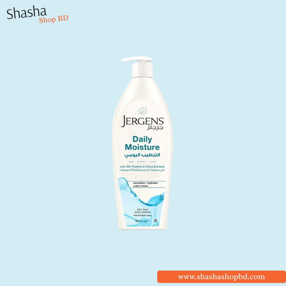 Jergens Daily Moisture Dry Skin Moisturizer 400ml | Shasha Shop BD
