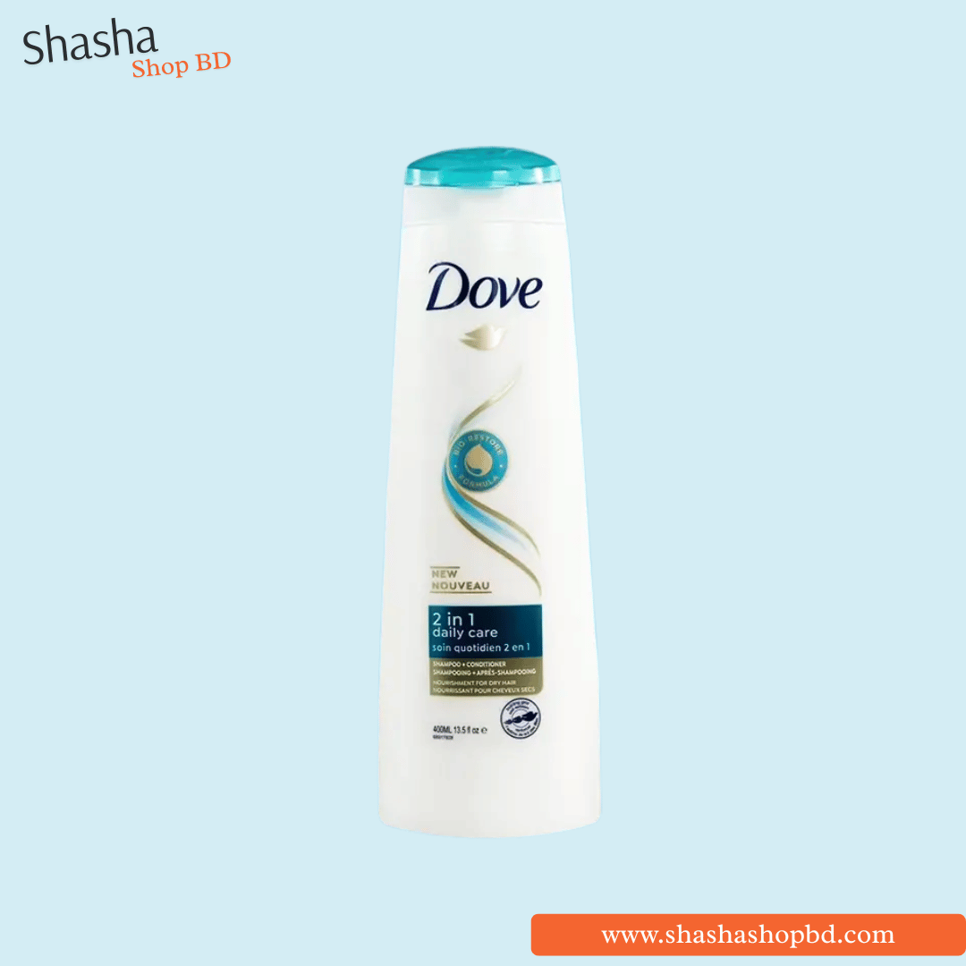 Dove Daily Care 2in1 Shampoo & Conditioner 400ml | Shasha Shop BD