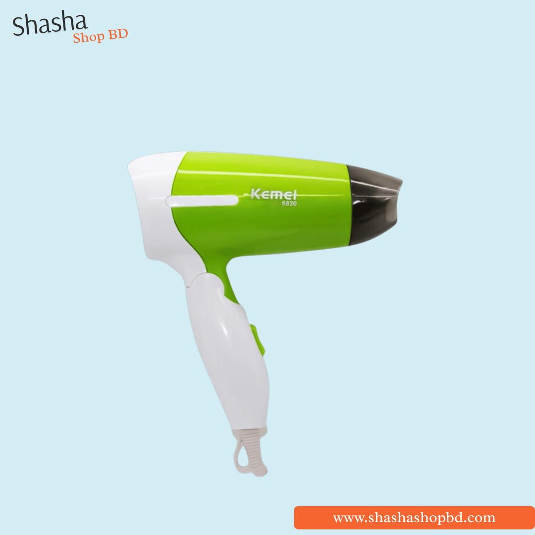 Kemei KM-6830 Foldable Hair Dryer 1200W | Shasha Shop BD